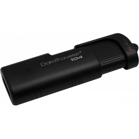 USB Флешка Kingston 64GB 2.0 DT104/64GB черный