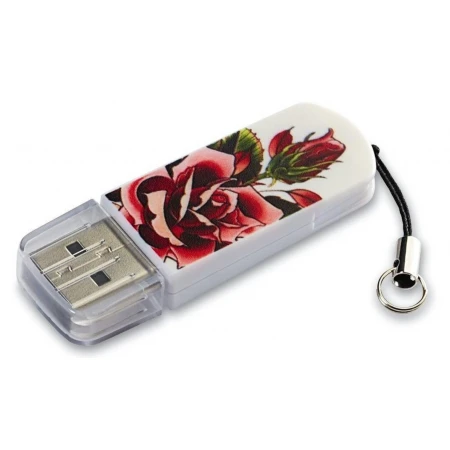 USB Флешка Verbatim Mini Tattoo Edition 16GB 2.0 049885 роза