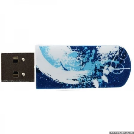 USB Флешка Verbatim Mini Graffiti Edition 8GB 2.0 098162 голубой