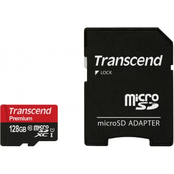 Карта памяти Transcend MicroSD 128GB, Class 10 U3 A2, (TS128GUSD330S)