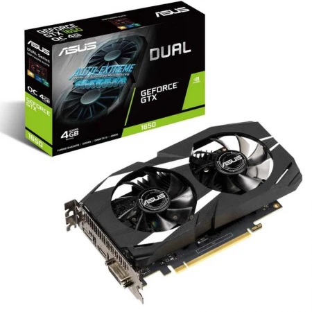 Видеокарта Asus GeForce GTX 1650 Dual 4GB, (DUAL-GTX1650-4G)