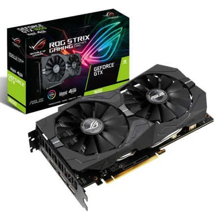 Видеокарта Asus GeForce GTX 1650 ROG Strix Gaming Advanced 4GB, (ROG-STRIX-GTX1650-A4G-GAMING)