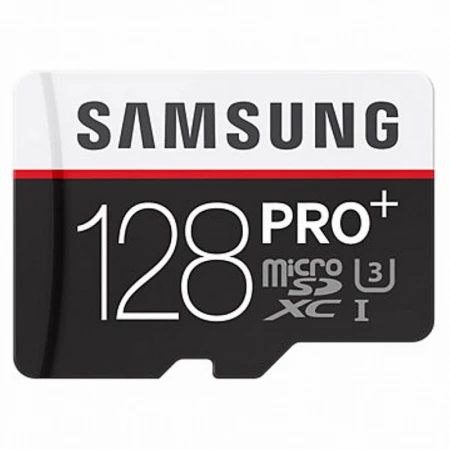 Карта памяти Samsung Pro Plus MicroSD 128GB, Class 10 UHS-I U3, (MB-MD128DA/RU)
