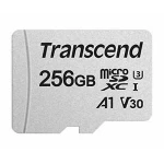 Карта памяти Transcend 300S MicroSD 256GB, Class 10 UHS-I U3, (TS256GUSD300S-A)