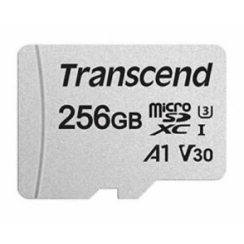 Карта памяти Transcend 300S MicroSD 256GB, Class 10 UHS-I U3, (TS256GUSD300S-A)