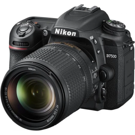 Зеркальный фотоаппарат Nikon D7500 Kit, 18-140mm VR, Black