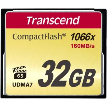 Карта памяти Transcend Compact Flash 32GB, 1000x, (TS32GCF1000)