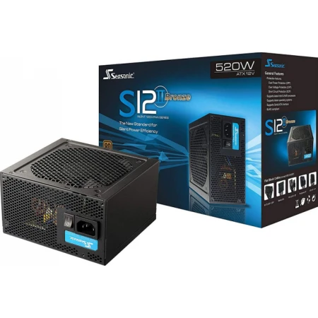 Блок питания Seasonic S12 II 520W, (SS-520GB) Блок питания Seasonic S12 II 520W, (SS-520GB)