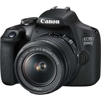 Зеркальный фотоаппарат Canon EOS 2000D Kit, 18-55mm IS III, Black