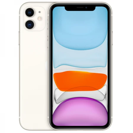 Смартфон Apple iPhone 11 64GB White, (MWLU2RM/A)