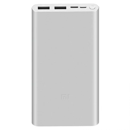 Power Bank Xiaomi Mi 3 10000mAh Silver, (PLM12ZM)