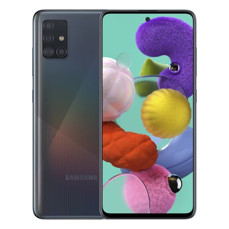 Смартфон Samsung Galaxy A51 64GB Black, (SM-A515FZKUSKZ)