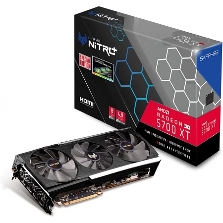 Видеокарта Sapphire Radeon RX 5700 XT Nitro+ OC Special Edition 8GB, (11293-05-40G)