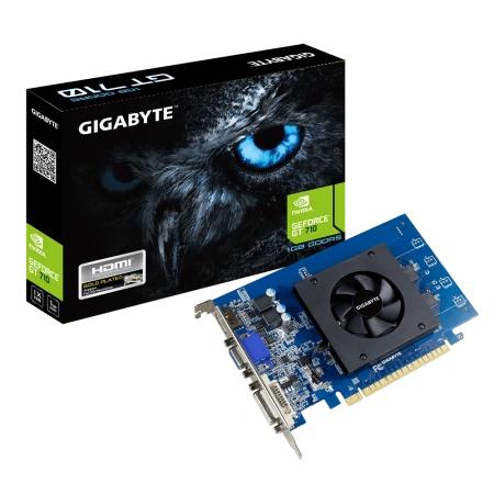Видеокарта Gigabyte GeForce GT 710 LP 1GB, (GV-N710D5-1GL)