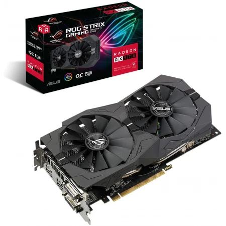 Видеокарта Asus Radeon RX 570 Strix Gaming OC 8GB, (ROG-STRIX-RX570-O8G-GAMING)