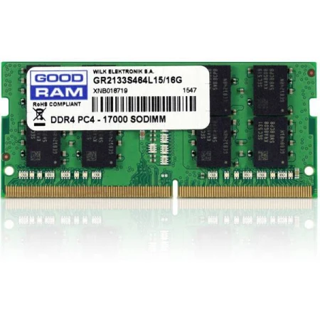 ОЗУ Goodram 8GB 2666MHz SODIMM DDR4, (GR2666S464L19S/8G)