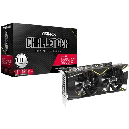 Видеокарта ASRock Radeon RX 5600 XT Challenger D OC 6GB, (90-GA1XZZ-00UANF) Видеокарта ASRock Radeon RX 5600 XT Challenger D OC 6GB, (90-GA1XZZ-00UANF)