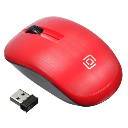 Мышь Oklick 525MW-RD Wireless, Black-Red