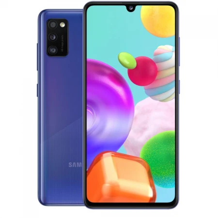 Смартфон Samsung Galaxy A41 64GB Blue, (SM-A415FZBDSKZ) Смартфон Samsung Galaxy A41 64GB Blue, (SM-A415FZBDSKZ)