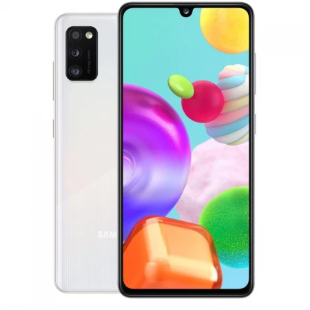 Смартфон Samsung Galaxy A41 64GB White, (SM-A415FZWDSKZ) Смартфон Samsung Galaxy A41 64GB White, (SM-A415FZWDSKZ)