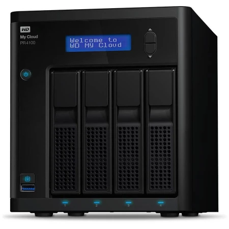 Сетевое хранилище Western Digital My Cloud Pro PR4100, (WDBKWB0000NBK-EEUE)