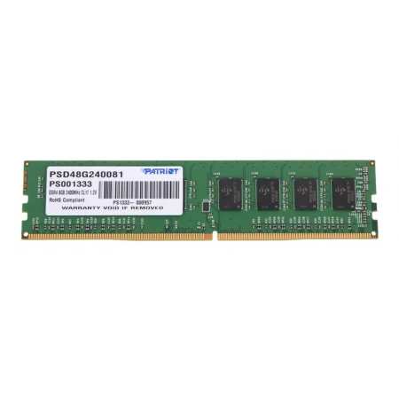 ОЗУ Patriot Signature 8GB 2400MHz DIMM DDR4, (PSD48G240081)