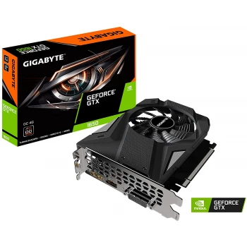 Видеокарта Gigabyte GeForce GTX 1650 OC D6 4GB, (GV-N1656OC-4GD)