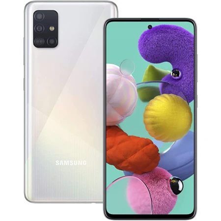 Смартфон Samsung Galaxy A51 128GB Silver, (SM-A515FMSWSKZ)