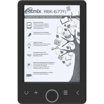 Электронная книга Ritmix RBK-677FL, Black