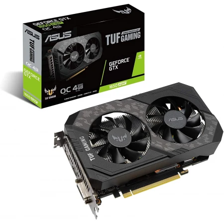 Видеокарта Asus GeForce GTX 1650 Super TUF Gaming 4GB, (TUF-GTX1650S-4G-GAMING)