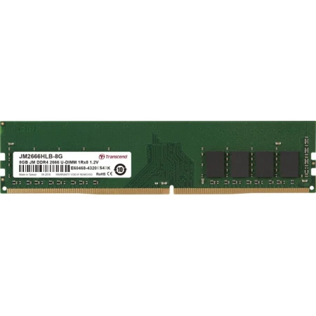 ОЗУ Transcend JetRam 8GB 2666MHz DIMM DDR4, (JM2666HLG-8G)