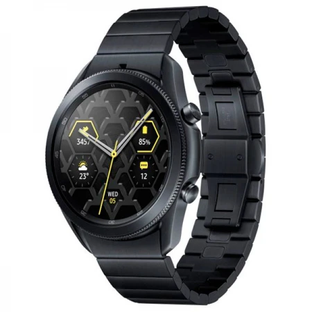 Смарт-часы Samsung Galaxy Watch 3 Titanium 45mm Black, (SM-R840NTKACIS) Смарт-часы Samsung Galaxy Watch 3 Titanium 45mm Black, (SM-R840NTKACIS)