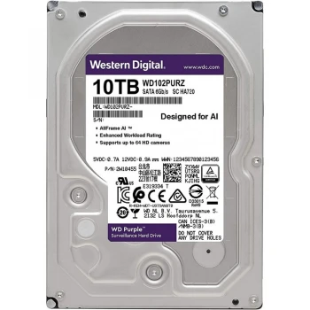 Жёсткий диск Western Digital Purple 10TB, (WD102PURZ) Жёсткий диск Western Digital Purple 10TB, (WD102PURZ)