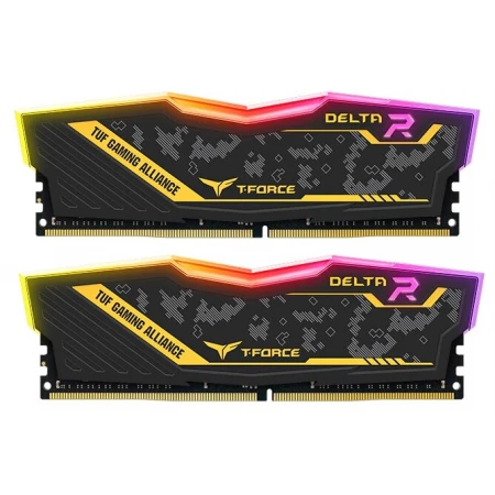 ОЗУ Team Group Delta TUF Gaming RGB 16GB (2х8GB) 2933MHz DIMM DDR4, (TF9D416G2933HC16CDC01)