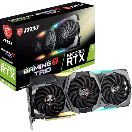 Видеокарта MSI GeForce RTX 2080 Super Gaming Trio 8GB, (RTX 2080 SUPER GAMING TRIO)