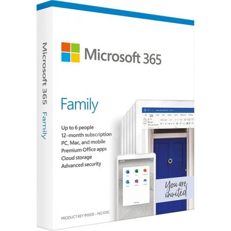 Microsoft 365 Family Russian Subscr 1YR Kazakhstan Only Mdls P6, (6GQ-01215)