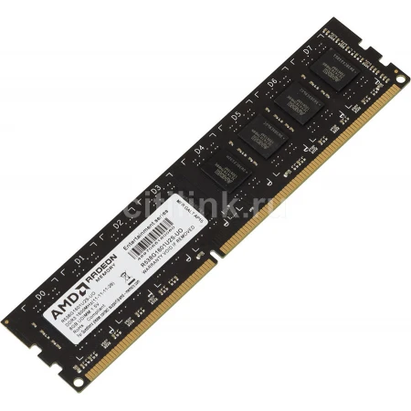 ОЗУ AMD Radeon 8GB 1600MHz DIMM DDR3, (R538G1601U2S-UO)