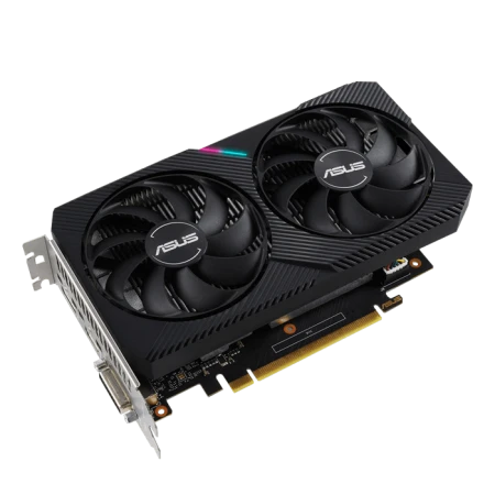 Видеокарта Asus GeForce GTX 1650 Dual OC 4GB, (DUAL-GTX1650-O4GD6-MINI)