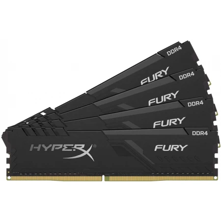 ОЗУ Kingston HyperX Fury Black 64GB (4х16GB) 3200MHz DIMM DDR4, (HX432C16FB3K4/64)