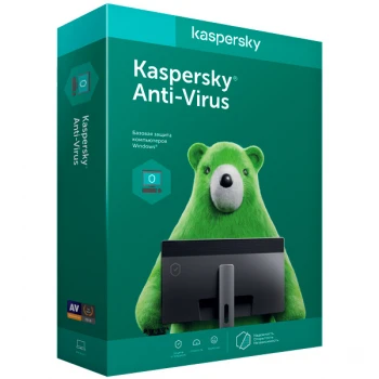Антивирус Kaspersky Anti-Virus 2021 1 год 2ПК BOX, (KL11710UBFS_21)