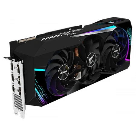 Видеокарта Gigabyte GeForce RTX 3090 Aorus Master 24GB, (GV-N3090AORUS M-24GD)