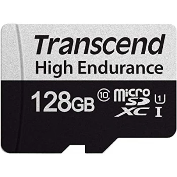 Карта памяти Transcend High Endurance 350V MicroSD 128GB, Class 10 UHS-I U1, (TS128GUSD350V)