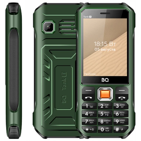 Мобильный телефон BQ 2824 Tank T, Dark Green