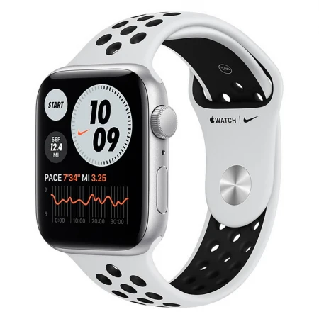 Смарт-часы Apple Watch Nike SE, 44mm Silver Aluminium Case, (MYYH2GK/A)