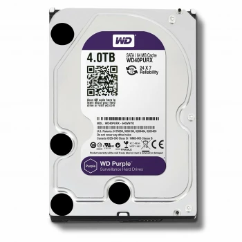 Жёсткий диск Western Digital Purple 4TB, (WD40PURX)