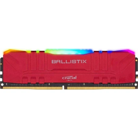 ОЗУ Crucial Ballistix RGB Red 16GB 3600MHz DIMM DDR4, (BL16G36C16U4RL)