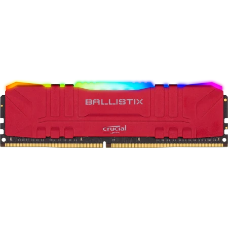 ОЗУ Crucial Ballistix RGB Red 16GB 3200MHz DIMM DDR4, (BL16G32C16U4RL)