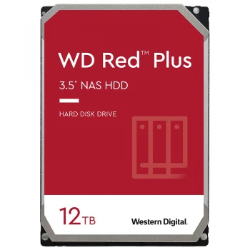Жёсткий диск Western Digital Red Plus 12TB, (WD120EFBX)