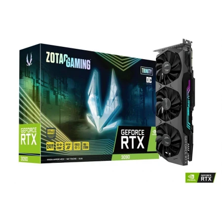 Видеокарта Zotac GeForce RTX 3090 Trinity OC 24GB, (ZT-A30900J-10P) Видеокарта Zotac GeForce RTX 3090 Trinity OC 24GB, (ZT-A30900J-10P)