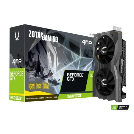 Видеокарта Zotac GeForce GTX 1660 Super AMP 6GB, (ZT-T16620D-10M)